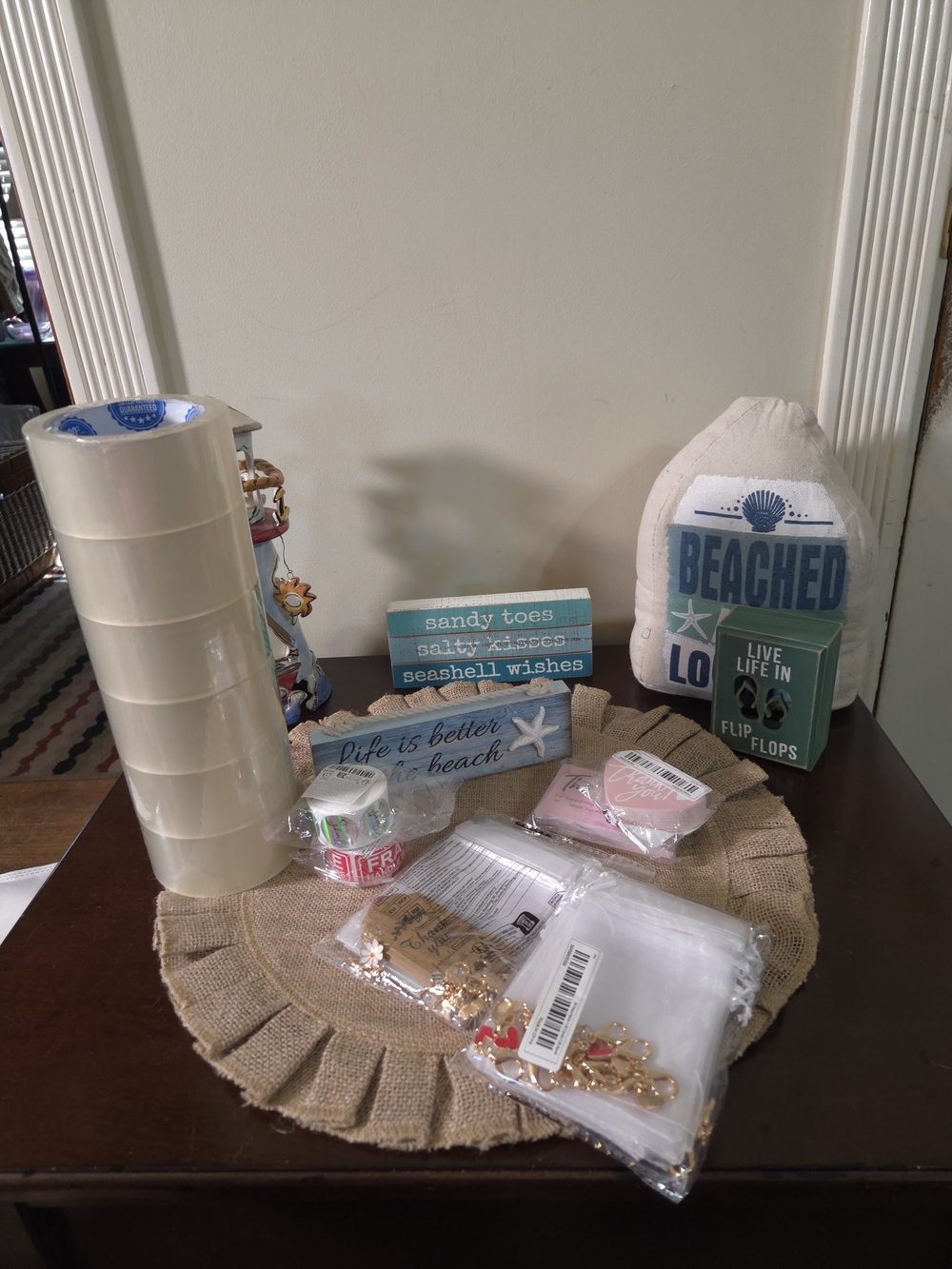 NWT Seller's Bundle Thank You Cards Charms Stickers Tape